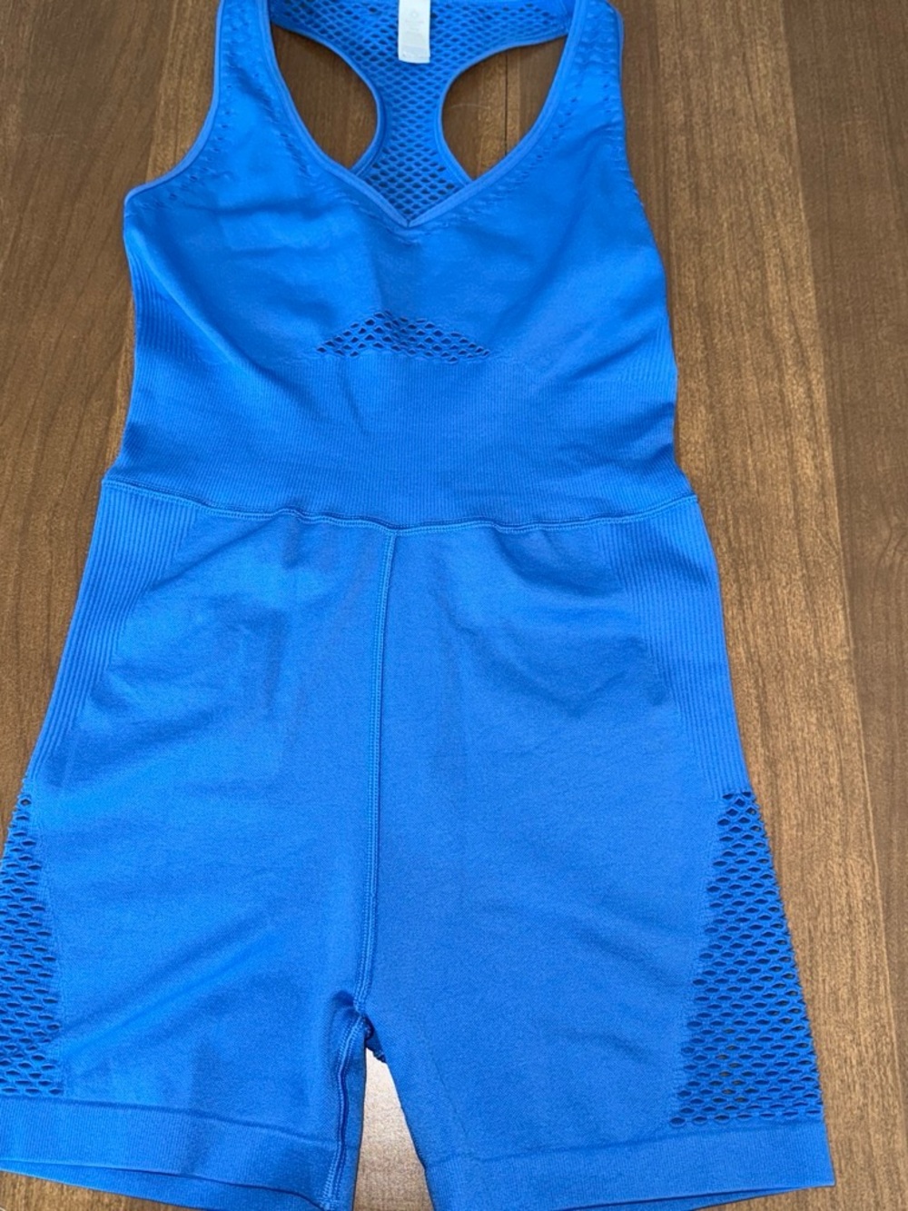 aerie Electric Blue Seamless Active Romper